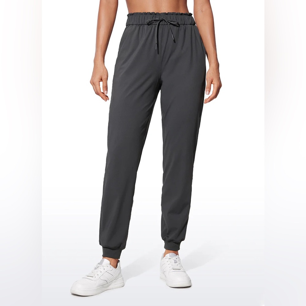 Crz Yoga Stretch High Waisted Pockets Joggers‎ 28" Women s Size XL